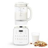 50.73oz Nut Milk Maker Machine: 12-in-1 Automatic Soy Milk Maker with Detachable Design, Homemade Juice,Almond,Oat Milks for Plant-Based Milks, 24H Delay Start/Keep Warm/Auto-Clean/Safety Lock