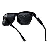 TIJN Polarized Sports Sunglasses for Men Women UV400 Protection Wrap Around for Cycling Running Fishing