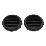Roneeson 2Pcs Front Left and Right Fog Light Hole Cover for Toyota Highlander 2004-2007