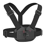 NEOSOU Osmo Action Chest Strap Mount for DJI Osmo 360 2 Action 5 Pro 4 3, Cross Body Harness Chesty with Magnetic Quick Release for DJI Bike Motorcycle Cycling Hiking Accessories