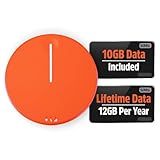 SIMO Solis Hero 4G LTE Hotspot, Includes Lifetime Data (12GB Per Year) and 10GB Global Data, Access Multiple Carriers, Internet in 140+ Countries, No Contract, Mobile Wi-Fi for Travel