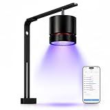 FZONE AXON 72W Reef Light, Saltwater Light with APP-Controlled 8-Channel and Master-Slave Group Control, Aquarium Marine led Light for SPS & LPS Corals, Marine Tanks, Fish Tank(Hanging Kit)