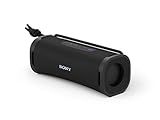 Sony ULT Field 1 Waterproof Portable Bluetooth Speaker, Enhanced Bass, 12h Battery, IP67 Rated Dustproof Shockproof Rustproof, Detachable Strap (SRSULT10B), Black