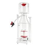 Protein Skimmer for 50-100 Gallon Saltwater Aquariums, Ultra Silent Operation (≤35dB), DC Pump with Adjustable Flow Control, Nano-Scale Protein Skimmer, Suitable for Saltwater Aquariums & Reef Tank