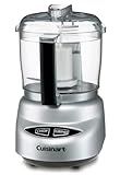 Cuisinart Mini-Prep Plus Food Processor, 24-Ounce Mini Food Processor to Chop Herbs, Vegetables, and Hard Cheese, 24-Ounce Work Bowl, Reversible Stainless Steel Blade, DLC-2ABC, Brushed Chrome