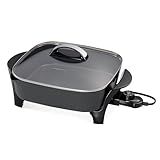 Presto 07117 12" Electric Skillet with glass cover