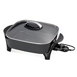 Presto 07117 12-Inch Electric Skillet with Glass Cover