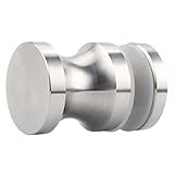 Alise Shower Door Handle, Sliding Shower Doors Knob, Heavy Duty Solid SUS304 Stainless Steel Knobs, One Sided Pull Hardware Replacement Parts for Bathroom Glass Doors, Brushed Nickel