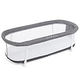 Baby Delight Snuggle Nest Bassinet, Portable Baby Bed, for Infants 0 – 5 Months, Charcoal Tweed