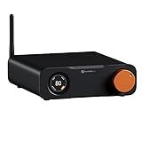 Fosi Audio ZD3 Desktop DAC Preamp, Fully Balanced Digital to Analog Audio Converter with ES9039Q2M for Home Stereo Amplifier, Bluetooth/USB/Optical/Coax/TV HDMI ARC Input, XLR/RCA Output with Remote