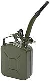 1.25 Gallon Metal Container with Spout and Handle, Trucks Cars Motorcycle Equipment - (Green, 1.25Gallon-1 Pack)
