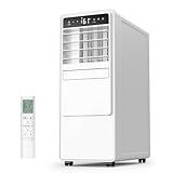 DOMANKI 12000 BTU Portable Air Conditioners for Room up to 500 sq.ft, 3-in-1 Free Standing Quiet Portable AC Unit with Fan & Dehumidifier, Remote Control, Sleep Mode/24h Timer, 4 Speed, Auto Swing