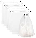 Teskyer 6 Pack Shoe Bags for Travel – Transparent, Waterproof, Portable Shoe Storage for Packing (15.7" x 11.8") – Travel Essentials for Men & Women