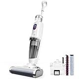 ECOWELL Cordless Wet Dry Vacuum Cleaner, Vacuum Mop Combo with Self-Cleaning, Voice Assistance, HEPA Filter, Vacuum and Mop All in One Smart Floor Cleaner Machine for Hard Floors & Carpets, WCVP02