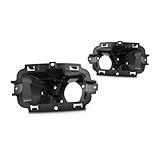 KarParts360 For Chevy Silverado 1500 Fog Light Bracket 2014 2015 Driver and Passenger Side Pair/Set | Black | Plastic | GM2602102, GM2603102 | 22944876, 22944875