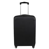 Explore Land Travel Luggage Cover Fits 23-26 inch Case (Black, M)