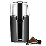 SHARDOR Coffee Grinder Electric, Coffee Bean Electric, Herb, Nut Grain Grinder with 1 Removable Stainless Steel Bowl, Black