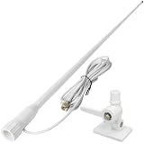 HYS VHF Marine Antenna 3dBi PL259 NOAA Weather 156-163MHz W/Ratchet Mount