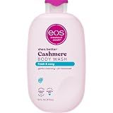 eos Cashmere Body Wash – Fresh & Cozy, Moisturizing Body Wash, Creamy Gel Formula, with Shea Butter, Glycerin, Vitamin E, pH Balanced, Sensitive Skin, Vegan, 16 fl oz