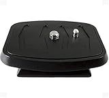 DaVoice 44mm Tripod Quick Release Plate Camera Mounting Adapter Parts Replacement for Certain Ambico, Velbon, Vista Explorer 60”, Sony, Sunpak, Ravelli Tripod Mount Attachment Baseplate QB-4W