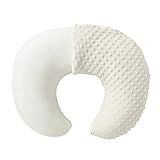 Aullar Nursing Pillow and Positioner with Cover for Breastfeeding and Bottle Feeding, Propping Baby, Tummy Time, Baby Sitting Support, Awake-Time Support (Beige, 22" x 17.7" x 5.9")