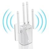 WiFi Extender Signal Booster for Home: Internet Repeater Long Range Covers Up to 45+ Devices and 8470 Sq.ft for Apartment Basement Office House (White, XL)