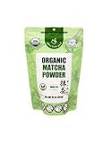 Cherie Sweet Heart Organic Matcha Green Tea Powder - Premium Culinary Grade, Authentic Japanese Origin, Antioxidant-Rich, Gluten-Free, Vegan – Perfect for Lattes, Cooking, Baking & Smoothies – 16oz Resealable Bag