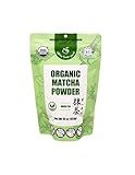 Cherie Sweet Heart Organic Matcha Green Tea Powder - Premium Culinary Grade, Authentic Japanese Origin, Antioxidant-Rich, Gluten-Free, Vegan – Perfect for Lattes, Cooking, Baking & Smoothies – 16oz Resealable Bag