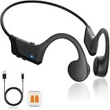 SUNGDOGIN 2025 Bluetooth Open-Ear Bone Conduction Headphones, Sweatproof & Waterproof, HD Stereo Sound, 10Hrs Playtime, Lightweight for Running，Office，Daily Life