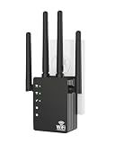 WiFi Extender Signal Booster Covers 12880 Sq.ft, WiFi Extender for Home and Outdoor, Compatible with 105 Devices, Dual Band 5GHz/2.4GHz, WiFi Repeater Range Extender
