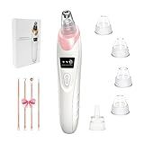 2025 Blackhead Remover Pore Vacuum,Facial Pore Cleaner-5 Suction Power,5 Probes,USB Rechargeable Blackhead Vacuum Kit Electric Acne Extractor Tool for Adult