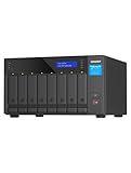 QNAP TVS-h874-i7-32G-US 8 Bay High-Speed Desktop NAS with M.2 PCIe Slots, 12th Gen Intel Core CPU, up to 64GB DDR4 RAM, 2.5 GbE Networking and PCIe Gen 4 expandability (Diskless)