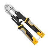 GRENPRO 8 Inch Heavy Duty Mini Bolt Wire & Cable Cutter, Anti-Slip Pliers