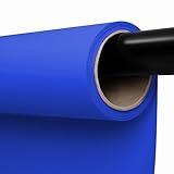 Kate Seamless Paper Backdrop for Photography Blue Photo Backdrop Paper (106.8''x32.8' Royal Blue)