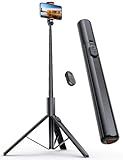 ANXRE 71" Phone Tripod, NT79 Extendable Selfie Stick with 1/4" Camera Mount for Cell Phone＆Camera, Phone Tripod Stand Holder with Remote Compatible with iPhone Android, Camera