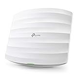 TP-Link EAP225 Omada AC1350 Gigabit Wireless Access Point Business WiFi Solution w/Mesh Support, Seamless Roaming & MU-MIMO PoE Powered SDN Integrated Cloud Access & Omada App White