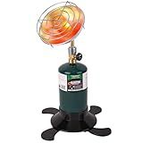 Portable Propane Heater with Catalytic Burner for Camping Outdoor Space 6200BTU Power with Control Valve Patio Heater 1lb Small Propane Gas Tank Holder Tent Garage Fishing stove buddy(Upgraded Burner)