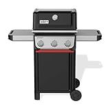 Weber Spirit E-310 Liquid Propane Gas Grill for Outdoor Cooking and BBQ, 3 Burners, Black – Porcelain-Enameled Cast-Iron Grates & Snap-Jet Ignition