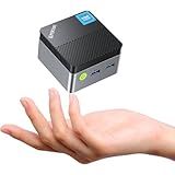 GMKtec Mini PC N97 Preinstalled Windows 11 Pro, G5 Micro Desktop Computer, 12th Gen Intel Alder Lake N97 (up to 3.60GHz) 12GB DDR5 256GB Hard Drive for Business, School, Office