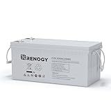 Renogy Deep Cycle AGM Battery 12 Volt 200Ah, 3% Self-Discharge Rate, 2000A Max Discharge Current, Safe Charge Most Home Appliances for RV, Camping, Cabin, Marine and Off-Grid System, Maintenance-Free