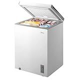 Midea MERC05C4BAWW 5.1 Cubic Feet Chest Freezer Cu.ft-Convertible, White