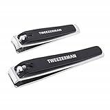 Tweezerman Stainless Steel Combo Set with Fingernail and Toenail Clippers