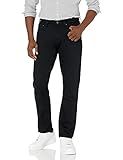 Amazon Essentials Men's Athletic-Fit Stretch Jeans - Discontinued Colors, Black, 34W x 32L