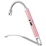 MEIRUBY Electric Candle Lighter, Valentine's Day Gifts for Women Mom Men Wife, USB Arc Rechargeable Windproof Long Lighter for Candle BBQ Birthday Housewarming Gift Idals