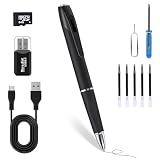 Anoredo 1080P Full HD Hidden Camera Pen, Mini Body Camera for Home & Nanny Use, Long Battery Life, Easy One-Button Operation (2026 Upgrade)