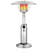 Giantex Outdoor Propane Patio Heater, 11,000 BTU Portable Tabletop Heater