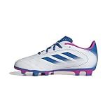 Adidas Unisex-Kids Goletto IX Firm Ground/Multi Ground Soccer, White/Bright Royal/Team Shock Pink, 10