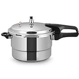 YZLPSYY Pressure Cooker, Non-Stick Pressure Cookers With Steamed Layer Aluminum Alloy Superabrasive Gas Cooktop and Induction Cooker Dual-Use for Fast Cooking (3L for 1-2 people)
