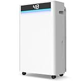 KeepGlad 5000 Sq. Ft Dehumidifiers for Home and Basement, Max 95 Pint/Day Dehumidifier with Drain Hose, Compressor Dehumidifier with Humidity Control, 24H Timer & Child Lock, for Bedroom, Large Rooms
