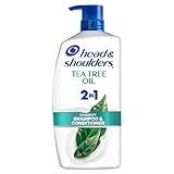 2 in 1 Dandruff Shampoo and Conditioner, Anti-Dandruff Treatment, Tea Tree Oil for Daily Use, Paraben Free, 28.2 oz